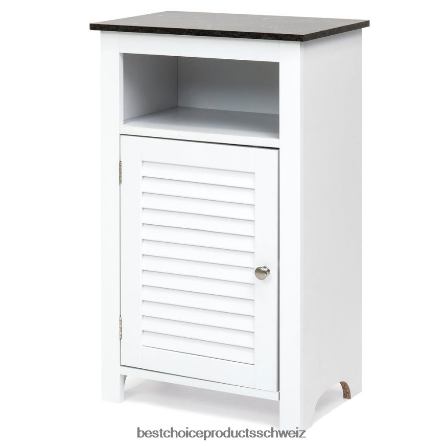 Best Choice Products Badezimmer-Bodenschrank Espresso 2JD0221292