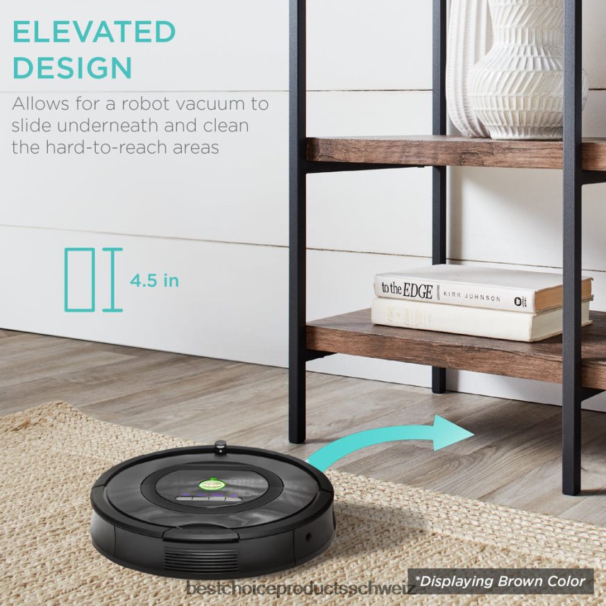 Best Choice Products 4-stufiger Industrie-Konsolentisch mit hoher Ablagefläche grau 2JD022723