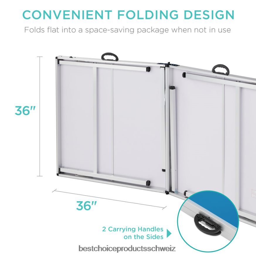 Best Choice Products Tragbares Tischtennis-Spielset mit Schlägern und Bällen Blau 2JD022542