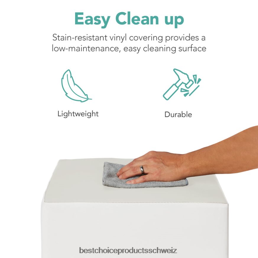 Best Choice Products 4-teiliges Kletter- und Krabbelspielset mit weichen Schaumstoffformen für Kinder neutral 2JD022571